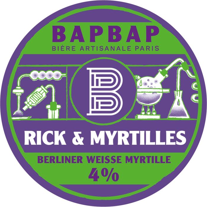 BAPBAP RICK & MYRTILLE SOUR BAPBAP RICK & MYRTILLE SOUR