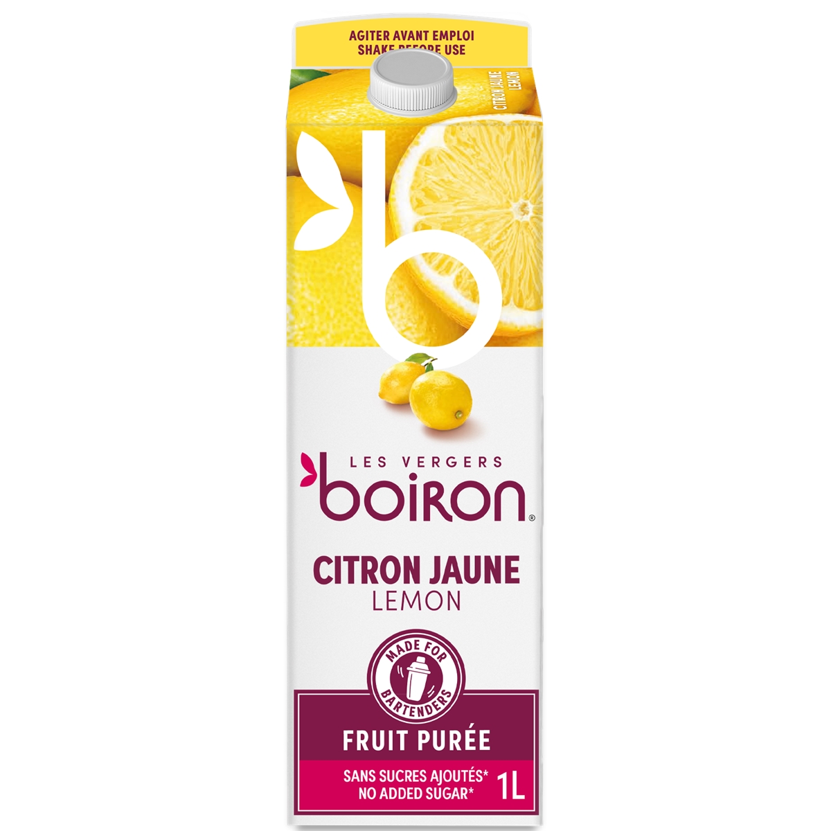 LES VERGERS BOIRON - PUREE DE CITRON JAUNE