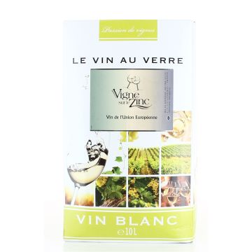 VIGNE ZINC BLANC BIB 10L