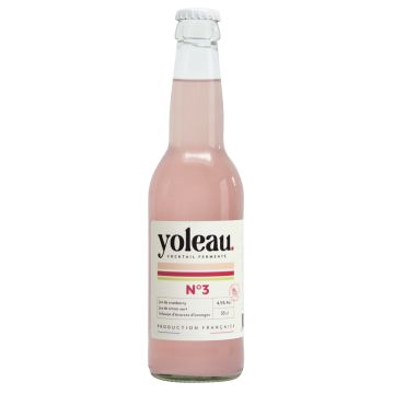 YOLEAU COCKTAIL FERMENTÉ CRANBERRY