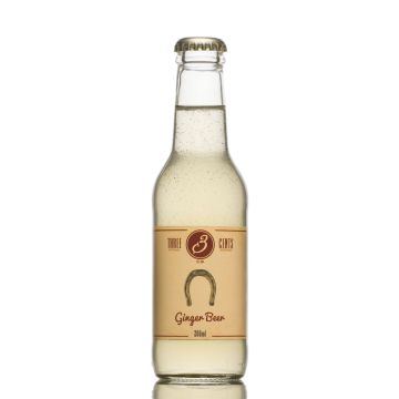 THREE CENTS GINGER BEER 20CL X 24