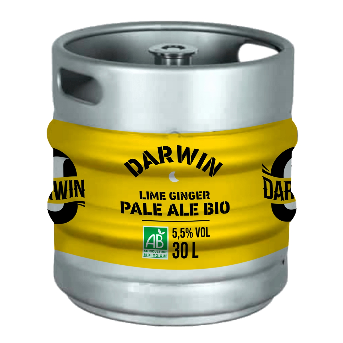 DARWIN LIME GING PALE ALE  5,5° F30 BIO