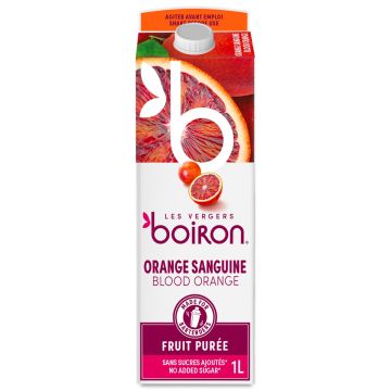 LES VERGERS BOIRON - PUREE D'ORANGE SANGUINE