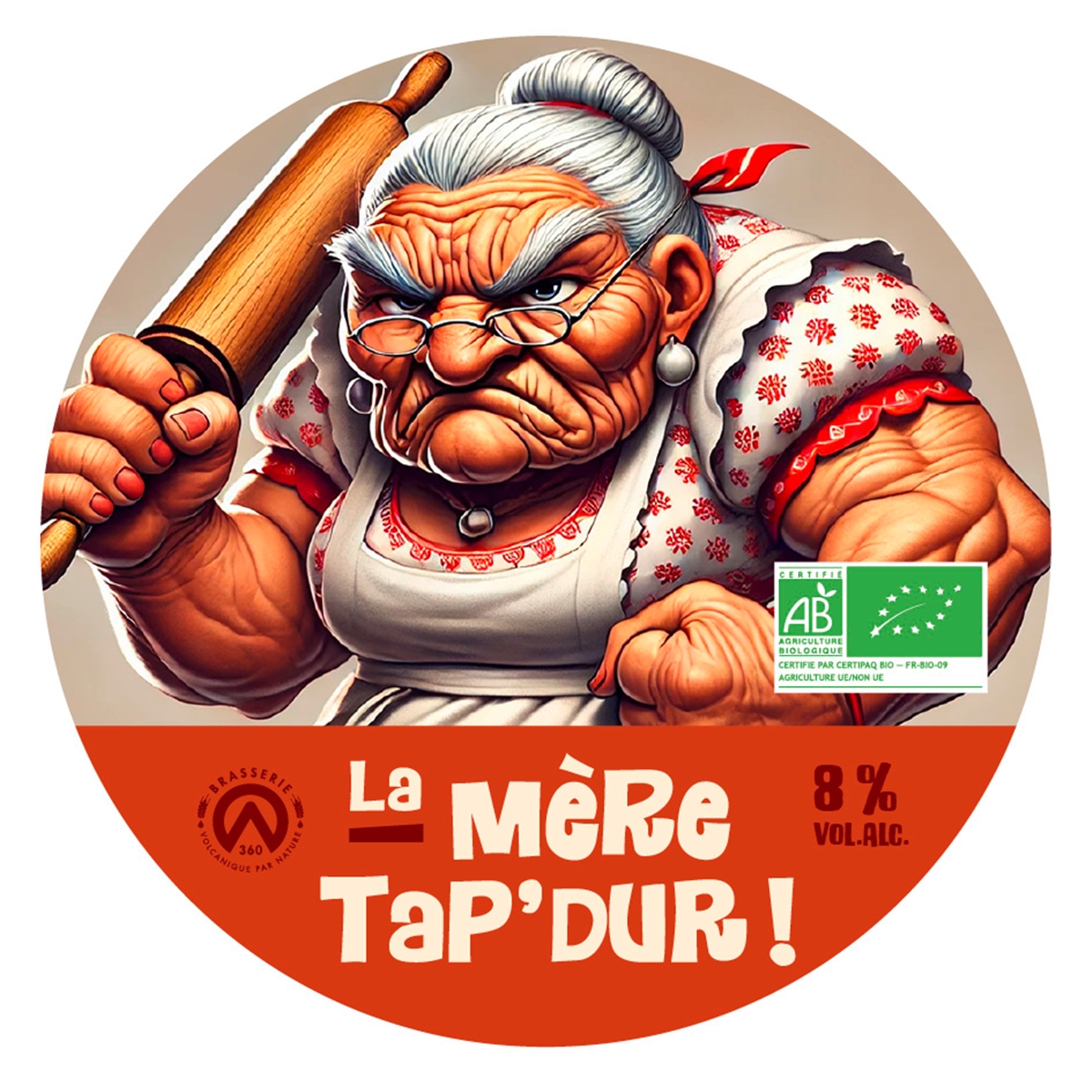 CRAT'R LA MERE TAP' DUR BIO