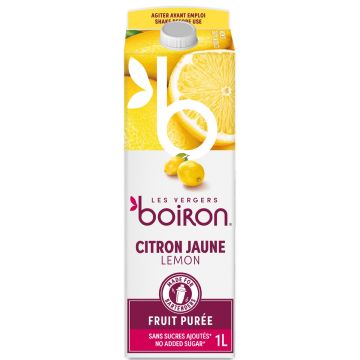 LES VERGERS BOIRON - PUREE DE CITRON JAUNE