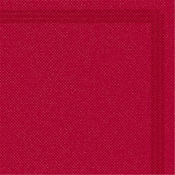 50 SERVIETTES ROUGE LISERE 38X38