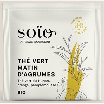 SOÏO - THE VERT MATIN D'AGRUMES BIO