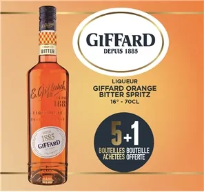 5+1 LIQUEUR ORANGE SPRITZ GIFFARD