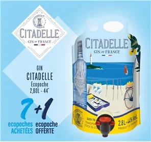7+1 GIN CITADELLE ECOPOCHE