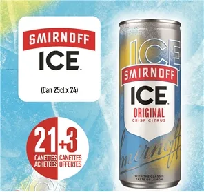 21+3 CAN SMIRNOFF ICE 