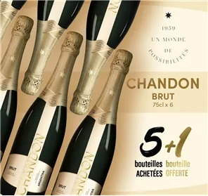 5+1 BTL CHANDON BRUT 75CL
