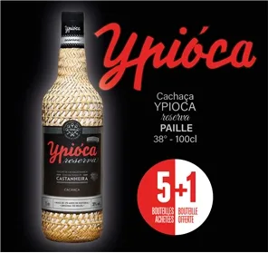 5+1 CACHACA YPIOCA PRATA PAILLE