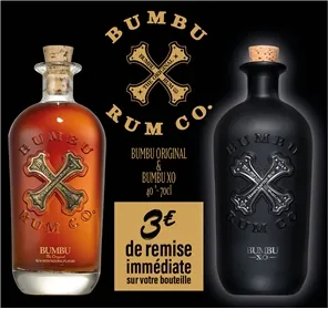 3 EUROS REMISE BUMBU ORIGINAL ET XO 