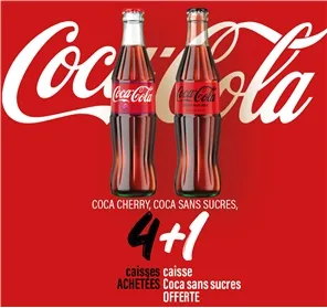 1 CAISSE COCA  ZERO OFFERTE