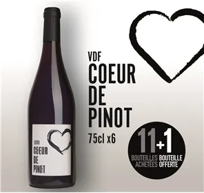 11+1 BOUTEILLE COEUR DE PINOT