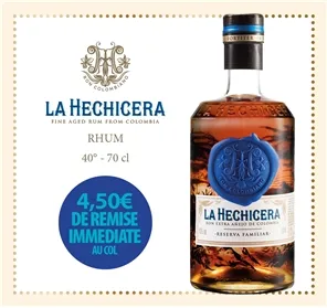 4.50 EUROS REMISE RHUM HECHICERA