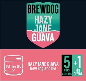 5+1 FUT INOX 30L BREWDOG HAZY JANE GUAVA