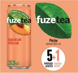 5+1 FUZETEA SLIMCAN 33CL x 24