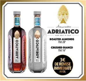 3 EUROS DE REMISE SUR AMARETTO ADRIATICO