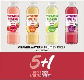 5+1 VITAMIN WATER & FRUIT BY JOKER 