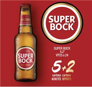 5+2 CARTONS SUPER BOCK 