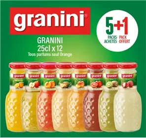 5+1 JUS DE FRUITS GRANINI 25CL VP