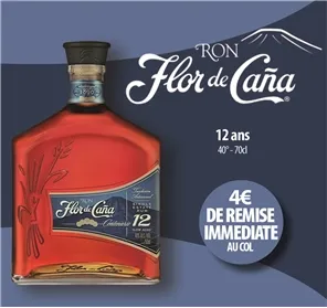 4EUROS REMISE FLOR DE CANA 12 ANS
