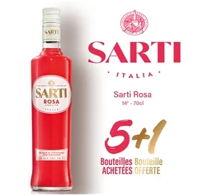 5+1 SARTI ROSA 14° 70cl