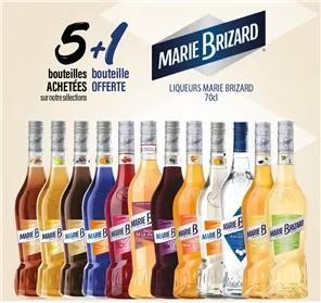 5+1 LIQUEURS M BRIZARD 70CL