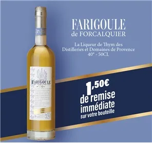 1,50EURO DE REMISE SUR FARIGOULE