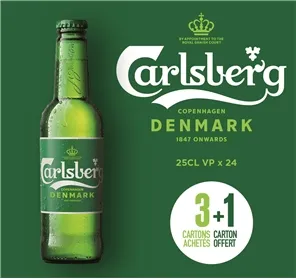 3+1 CARLSBERG 25 CL VP 
