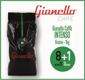 8+1 KG OFFERT GIANELLO INTENSO CAFE GRAINS