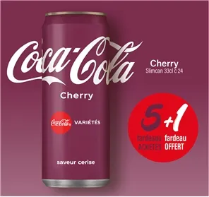 5+1 COCA CHERRY SLIMCAN 