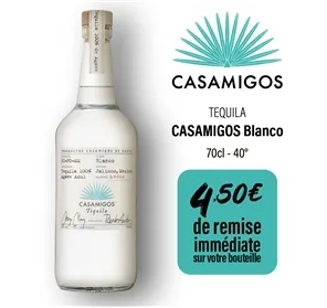 4.5€ DE REMISE TEQUILA CASAMIGOS BLANCO