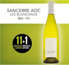11+1 AOP SANCERRE LES BLANCHAUX 75CL