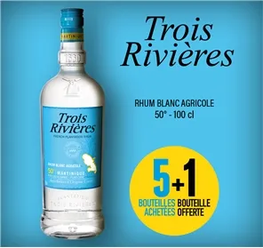 5+1 RHUM AGRIC TROIS RIVIERES 50° 100CL