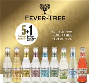 5+1 FEVER TREE 20CL