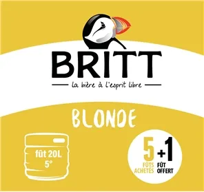 BRITT BLONDE  5+1 FÛT20L