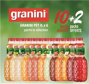 10+2 FARDEAUX SELECTION GRANINI PET 1L