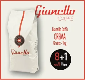 8+1 KG OFFERT GIANELLO CREMA CAFE GRAINS