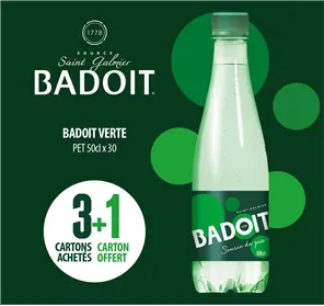 3+1 BADOIT VERTE 50cl PET