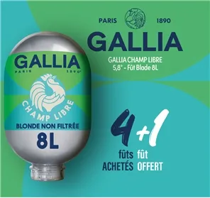 4+1 GALLIA CHAMP LIBRE FÛT 8L