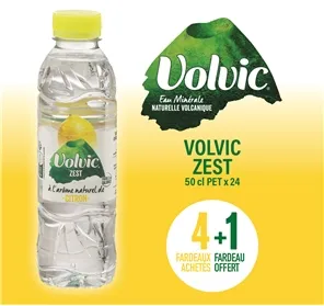 4+1 VOLVIC ZEST CITRON 50CL