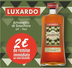 2€ DE REMISE AMARETTO LUXARDO DI SASCHIRA