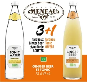 3+1 MENEAU GINGER BEER ET TONIC 75CL