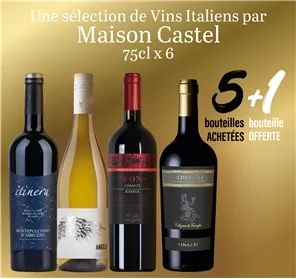 5+1 VINS D'ITALIE PAR CASTEL
