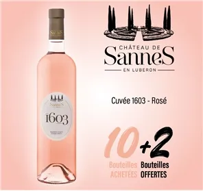10+2 AOP LUBERON CUVEE 1603 ROSE 2025 