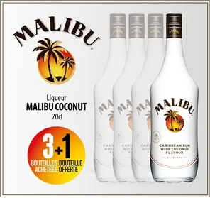 3+1 LIQUEUR MALIBU COCO 70CL