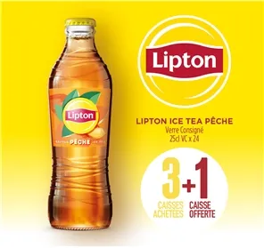 3+1 LIPTON ICE TEA 25CL VC  x24