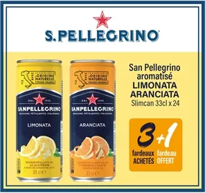 3+1 CAN SAN PELLEGRINO ARANCIATA  ET LIMONATA